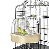 Umisu Hängende Badehaus Vogel Badewanne, Automatisches Vogelbad mit...