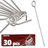 Rouladennadeln - 30er Set, Edelstahl - Made in Germany 10 cm Rouladenspieße mit...