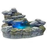 STILISTA Gartenbrunnen Olymp in Steinoptik XXL 100 x 80 x 60 cm inkl. Pumpe und...