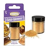 Günthart BackDecor Gold Puder - Essbarer Glitzer, Lebensmittelfarbe Pulver,...