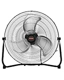 VEVOR Bodenventilator, 3 Gang, Windmaschine, 508 mm, 4800 CFM, 360°...