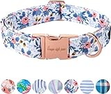 Unique style paws Blaue Rose Hundehalsband Geschirre Halsbänder & Leinen für...