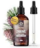 NORDHOLZ® Zirbenöl [100% naturrein] Ätherisches Öl in Pharmaqualität aus...
