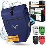 Valkental® Große & wasserdichte Gepäckträgertasche - Fahrradtasche für...