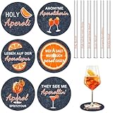 Aperol Spritz Geschenk 12 Stück Inklusive Aperol Strohhalme Glas Aperol...