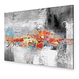 murando - Akustikbild Abstrakt 120x80 cm 1 tlg Bilder Akustikschaum Schallschutz...