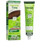 Herbal Time Natürliche Haarfarbe mit Henna Farbe Natürliches Braun Nº 10 |...