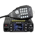 Retevis RT95 Mini Mobilgerät Dualband Amateurfunk Ham Radio 200 Kanäle...