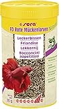 sera FD Rote Mückenlarven Nature 250 ml - Der Leckerbissen für Jungfische und...
