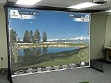 GolfSimulator schlagfeste Leinwand Größe S 290cm x 220cm mit 5cm Cache -...