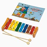 Das bunte Glockenspiel-Set von Voggenreiter Glockenspiel C-Dur mit Holzschlägel...