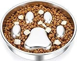 PETTOM Antischlingnapf Hunde Edelstahl, Hundenapf Anti Schling Ø21 cm, Anti...