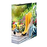 Original Falken Motiv-Ordner Garden. Made in Germany. 8 cm breit DIN A4...