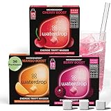 waterdrop® Microenergy Set, Energy Drink Pulver, 36 Würfel Getränkepulver,...