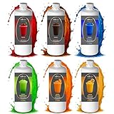 A. Becker´s Slush Eis Sirup | Ohne Azofarbstoffe | 6x 1L Kirsche, Cola,...