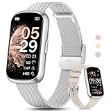 Sanorum Smartwatch Damen, 1.47' Fitnessuhr Pulsuhr SpO2 Schlafmonitor, 24...