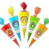 YUNYAKARSA 10 Stück Schultüte Jungen Mädchen, 28cm Geschwister Schultüten...