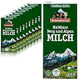 Berchtesgadener Land - 10er Pack H-Vollmilch 3,5 % in 1 Liter Packung - Haltbare...