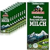 Berchtesgadener Land - 10 Stück H-Vollmilch 3,5% in 1 Liter Packung haltbare...