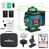 SinoApollo Kompakter 4D 16-Linien Laser Wasserwaage, Selbstnivellierend, 4x360...