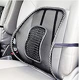 Mesh-Rückenlehnenstütze, Auto-Rückenstütze mit Massageperlen zur Linderung...