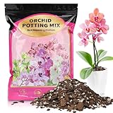 GOTVUGE Orchideen-Pflanzsubstrat 1L, bestehend aus Orchideenrinde und Perlit,...