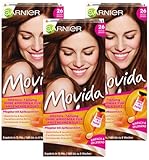 Garnier Tönung Movida Pflege-Creme, Intensiv-Tönung Haarfarbe 26 Goldbraun,...