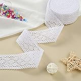 DAHI spitzenband 10 meter Vintage Spitzenbordüre ca.4.5cm Zum Nähen für...