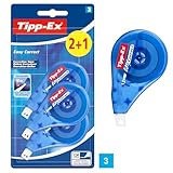 Tipp-Ex Korrekturroller Easy Correct zum seitlichen Korrigieren, 12m x 4.2mm,...