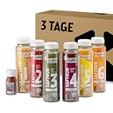 Kloster Kitchen Bio Saftkur 3 Tage I 18x 250ml Säfte + 3x 30ml Ingwer Shot I...