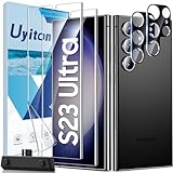Uyiton für Samsung Galaxy S23 Ultra Schutzfolie, 2 Stück Weich EPU Folie und 2...