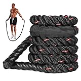 Springseil Erwachsene Fitness, 1.3kg Battle Jump Rope, Schweres Springseil für...