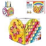 SIENON Dots Rainbow Bleistifthalter, Kreatives Basteldekorationsset, Bausteine...