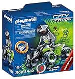 PLAYMOBIL City Action 71093 Racing-Speed Quad mit Rückzugsmotor, Spielzeug für...