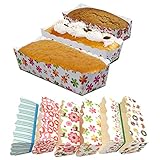 Lsydgn 100 Stück Einweg Mini Kuchenformen Papierbackform Set Mini Backform Aus...