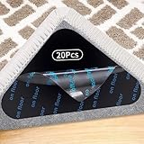 Janety 20 Stück Antirutschmatte für Teppich, Waschbar Non-Slip Matte für...