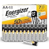 Energizer Alkaline Power Batterien AA (48 Stück) - Hochleistungsbatterien 1,5V...