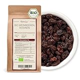 Kamelur 1kg dunkle BIO Rosinen ungeschwefelt - aromatische Weinbeeren schonend...