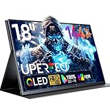UPERFECT Portable Monitor QLED 18 Zoll 2.5K 144Hz Tragbarer Display 2560x1600...