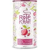 Rote Kraft - Smoothie Pulver - mit Wurzeln & Beeren u.a. Maca, Kurkuma, Guarana,...