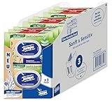 Tempo Toilettenpapier, feucht, sanftundsensitiv Trio-Pack (18 Packungen x je 42...