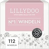 LILLYDOO hautfreundliche Baby Windeln - Größe 1 (2-5 kg),Halbmonatsbox (112...