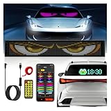 Großes LED-Auge für Auto (59x12cm) - Flexible, programmierbare LED-Anzeige -...