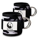 Slim Panda 1 Paar Fitness fußschlaufen kabelzug, Ankle Straps, Verstellbarer...