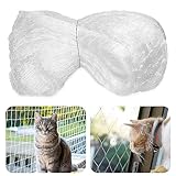 BluVast Katzennetz Transparent, 5 x 5m Katzen Netz, 2.5 cm Katzennetz für...