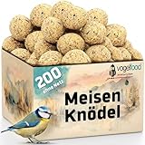 Samore 200 Stück (a 90g = 18 kg) Meisenknödel ohne Netz Vogelfutter...