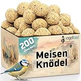 200 Stück (a 90g = 18 kg) Meisenknödel ohne Netz Vogelfutter Wildvogelfutter...