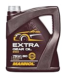 MANNOL Extra Getriebeoel 75W-90 API GL 4/GL 5 LS, 4 Liter