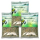 Erdtmanns - Streufutter für Wildvögel 3 x 5 kg, (15kg) I Vielseitige...