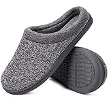 SoftPeds Damen Memory Foam Hausschuhe, Frottee Gefütterte Antirutsch...